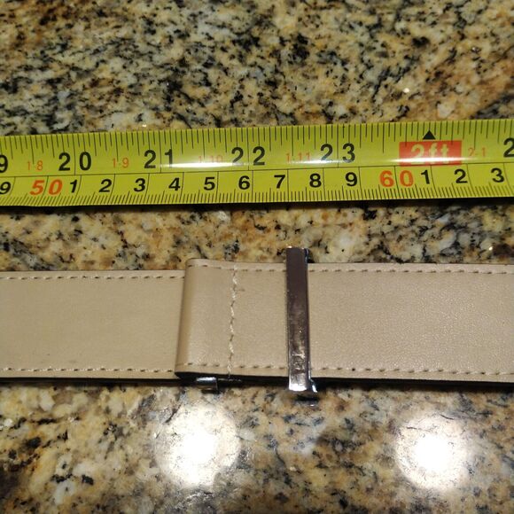 Via Spiga Women's Snake Print Leather Belt Size M-XL Adjustable Belt Buckle - Picture 15 of 16